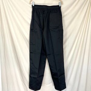 Natural Uniforms Classic 6-Pocket Cargo Chef Pants in black M